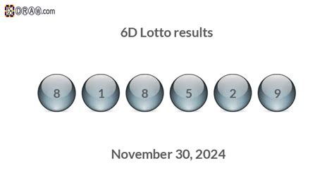6 digit lotto result|6.
